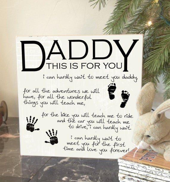 Gifts From Baby To Dad
 Items similar to Daddy To Be Gift New Daddy Gift Gifts