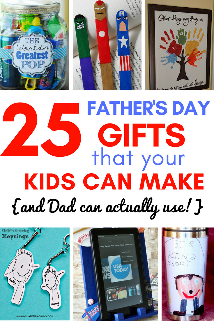 Gifts From Kids To Dad
 25 Homemade Father s Day Gifts from Kids That Dad Can