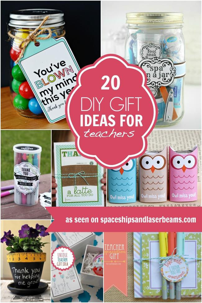 Gifts Ideas DIY
 20 DIY Gift Ideas for Teachers Spaceships and Laser Beams