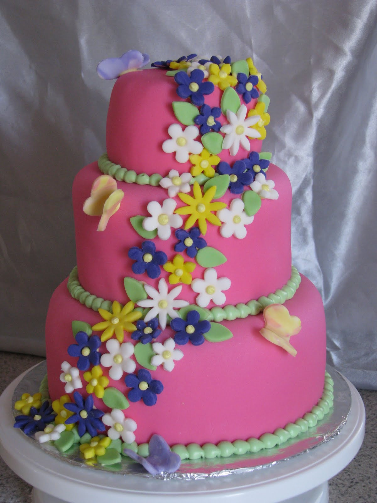 Girl Birthday Cake Ideas
 Signature Cakes 1st Birthday Flowers