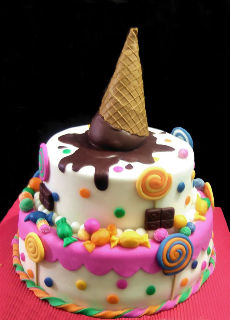 Girl Birthday Cake Ideas
 super cute for a little girl s cake cakes