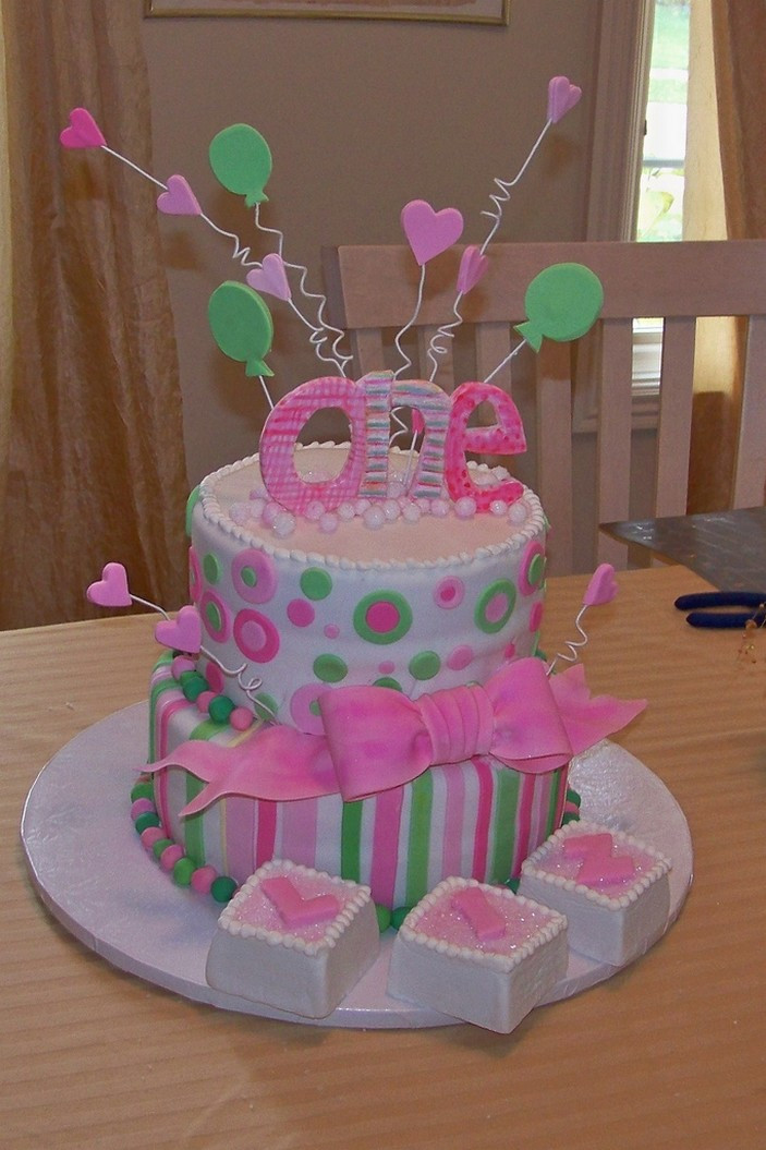 Girl Birthday Cake Ideas
 Picnic Party First Birthday Cakes
