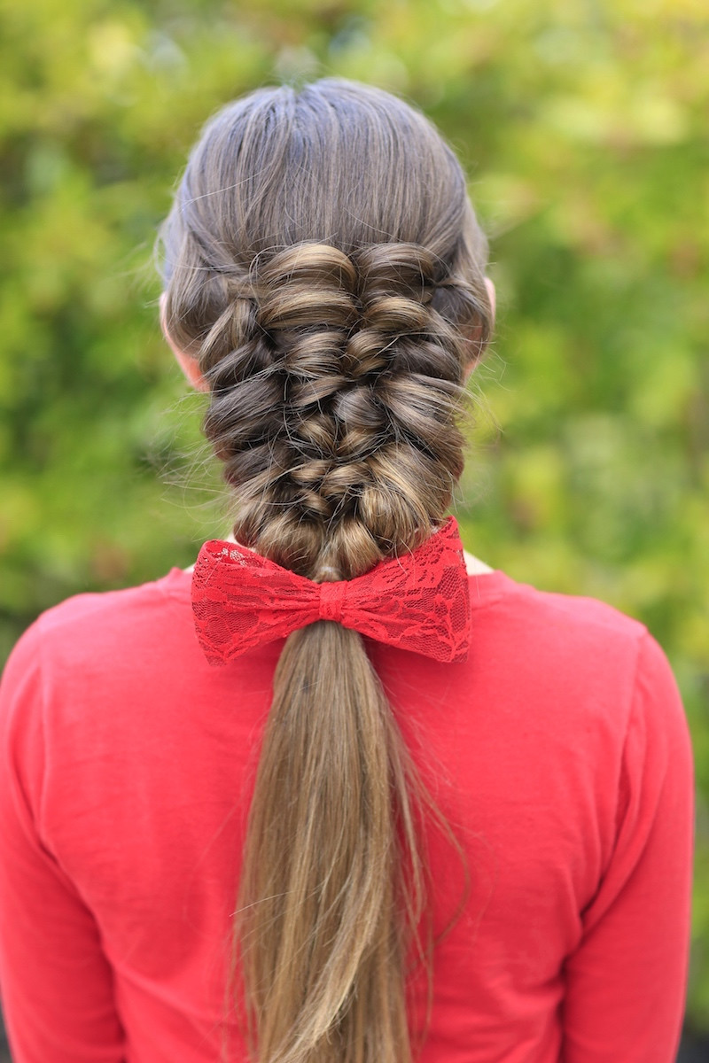 Girl Braids Hairstyles
 How to Create a Banded Puff Braid