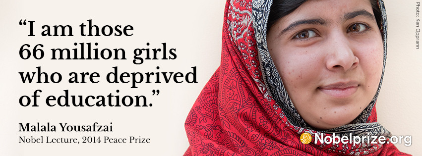 Girl Education Quotes
 Malala Yousafzai Education bunpeiris Literature