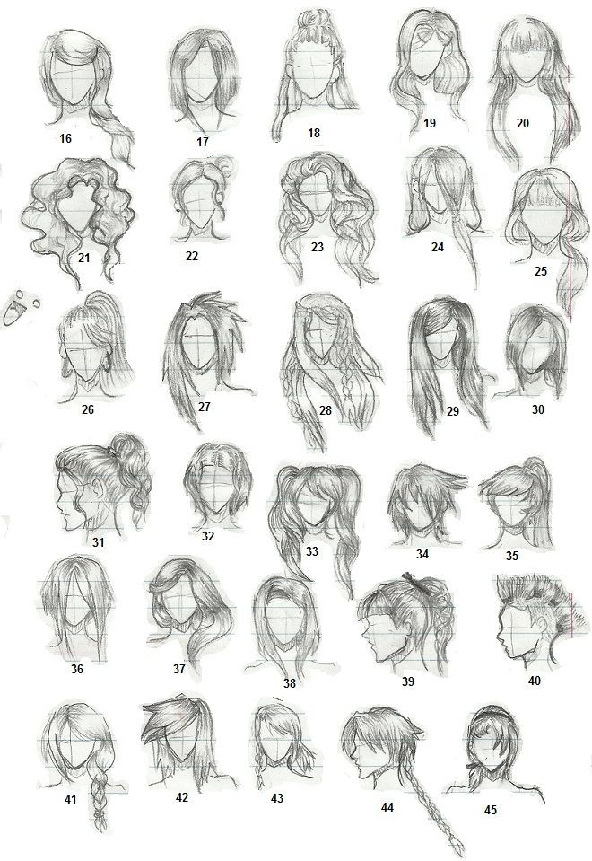 Girl Hairstyles Drawing
 Hairstyles 2 by TapSpring 352 on deviantART