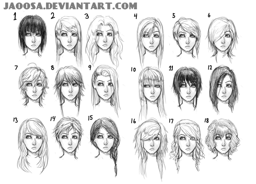 Girl Hairstyles Drawing
 Templates – anglewithashotguncontent