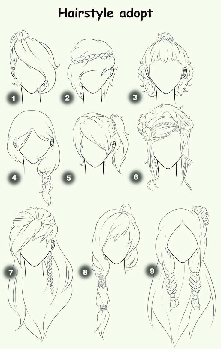 Girl Hairstyles Drawing
 Hairstyle Adopt text woman girl hairstyles How to