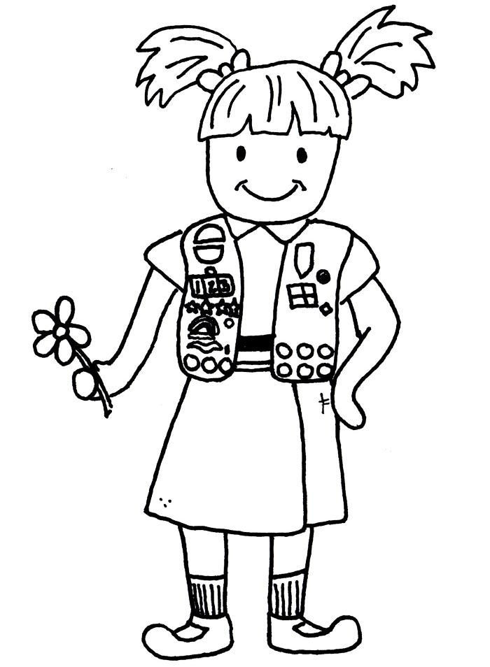 Girl Scout Coloring Pages Printable
 Search Results Brownie Girl Scout Coloring Pages