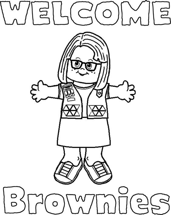 Girl Scout Coloring Pages Printable
 girl scout coloring pages
