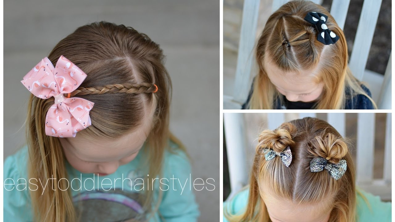 Girl Toddler Hairstyles
 3 Quick and Easy Toddler Hairstyles for Beginners