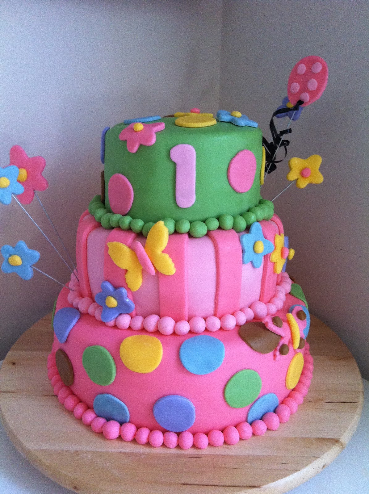 Girls Birthday Cake
 Sweetness by D 1st Birthday Cakes for girls