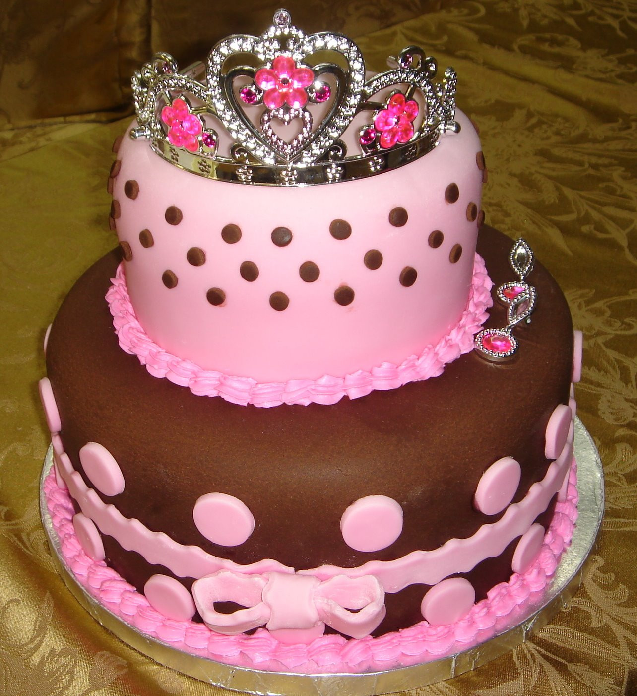 Girls Birthday Cake
 cake birthday kids fondant buttercream princess castle