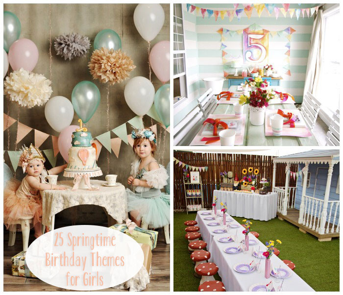 Girls Birthday Party Ideas
 Little Lovables Lovely Springtime Birthday Party Themes