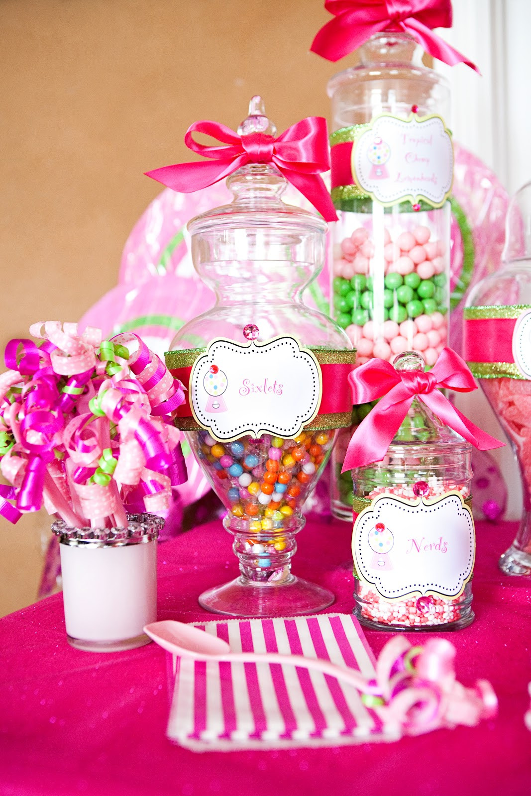 Girls Birthday Party Ideas
 The TomKat Studio Sweet Customers Pink Sweet Shoppe
