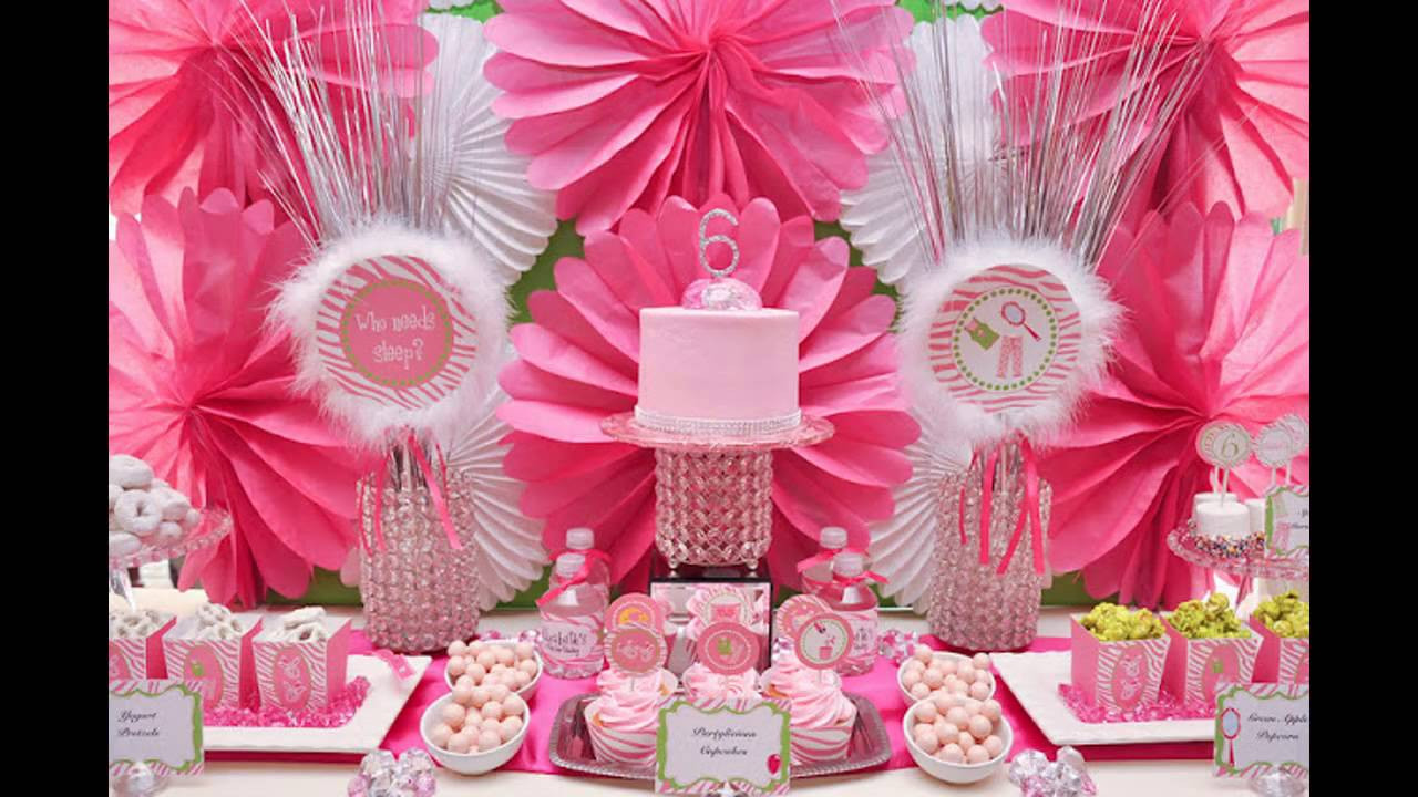 Girls Birthday Party Ideas
 Cute Girl birthday party decoration ideas