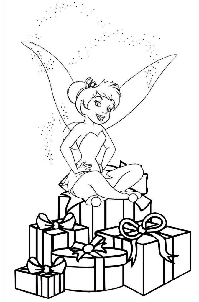 Girls Christmas Coloring Pages
 Free Printable Tinkerbell Coloring Pages For Kids