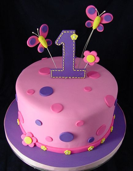 Girls First Birthday Cake
 1st Birthday Cakes For Girls