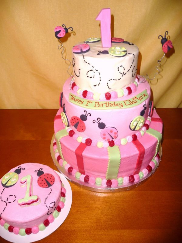 Girls First Birthday Cake
 Birthday Cake