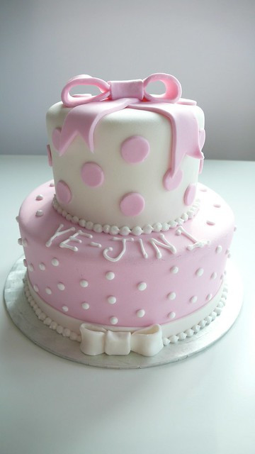 Girls First Birthday Cake
 Little Girls 1st Birthday Cake
