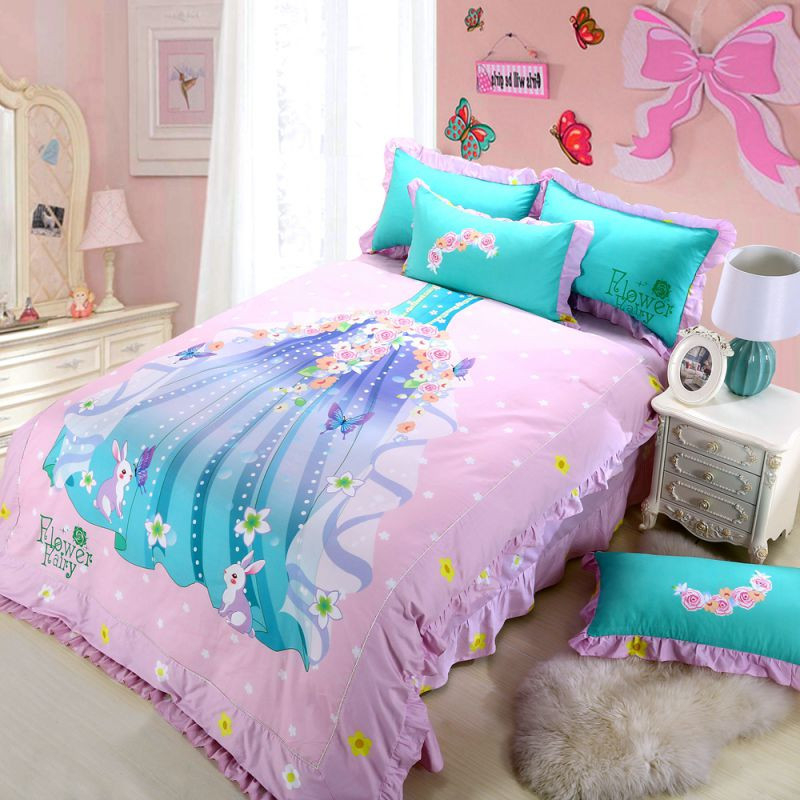 Girls Princess Bedroom Set
 Princess Bedroom Set For Little Girl Pink Bedding