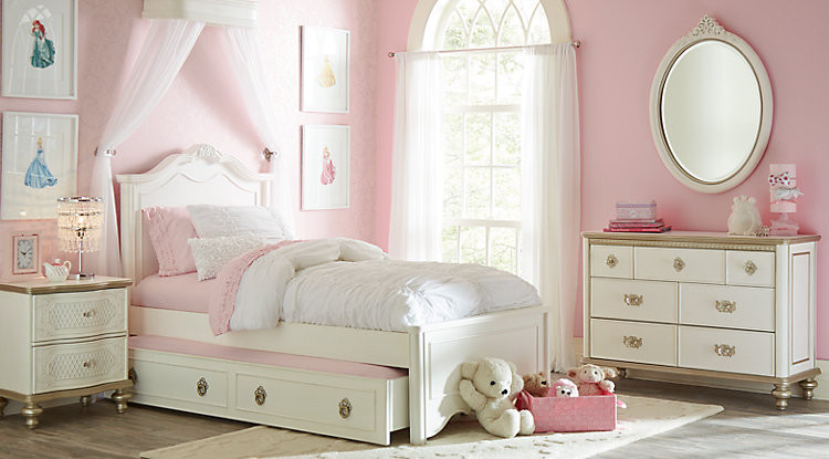 Girls Princess Bedroom Set
 Affordable Full Bedroom Sets for Girls