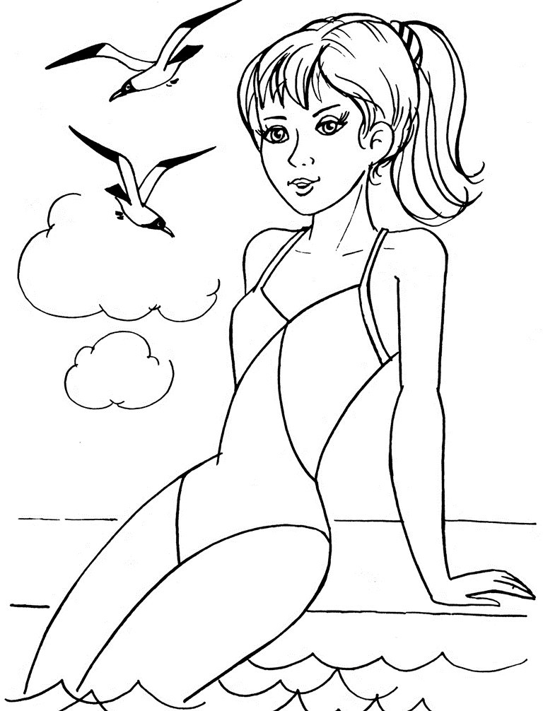 Girls Printable Coloring Pages
 La s Coloring Pages to and print for free