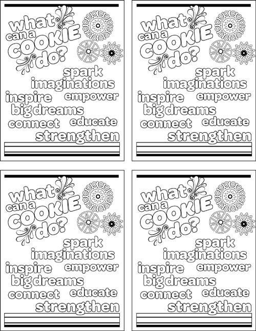 Girls Scout Cookie Coloring Pages
 Printable Girl Scout Cookie Coloring Pages Cookie