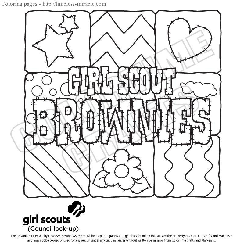Girls Scout Promise Coloring Pages
 Girl scout promise coloring page