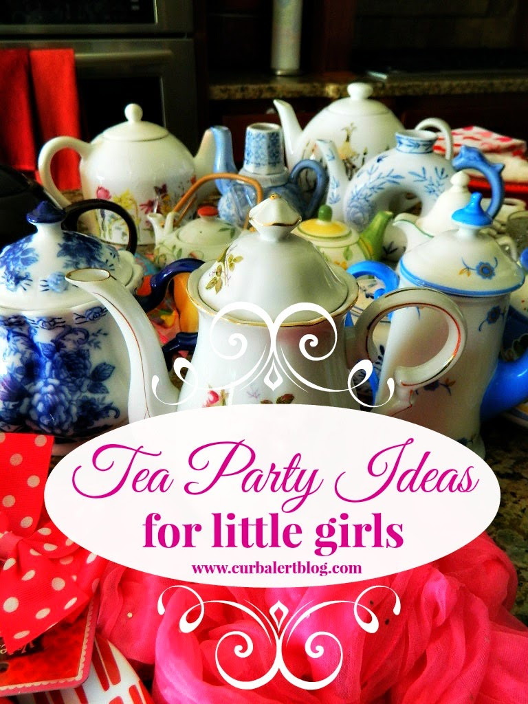 Girls Tea Party Ideas
 Curb Alert Tea Party Ideas for Little Girls