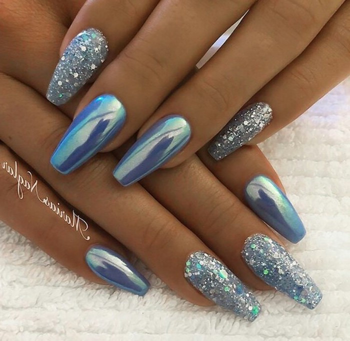 Glitter Nail Colors
 1001 ideas for nail designs suitable for every nail shape