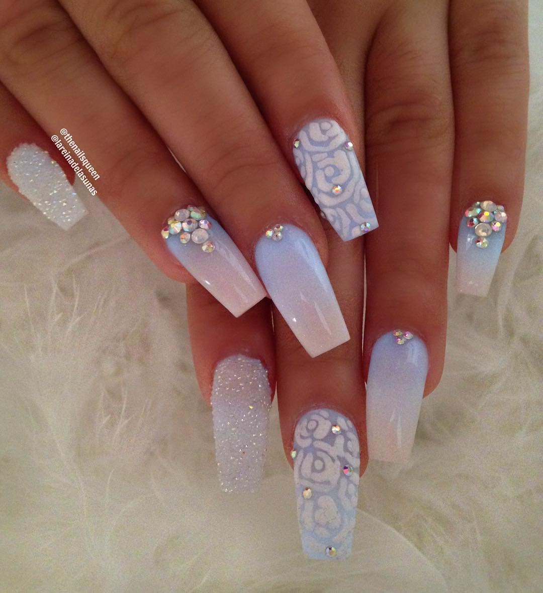 Glitter Wedding Nails
 30 Fairy Like Wedding Nails For Your Big Day Wild About