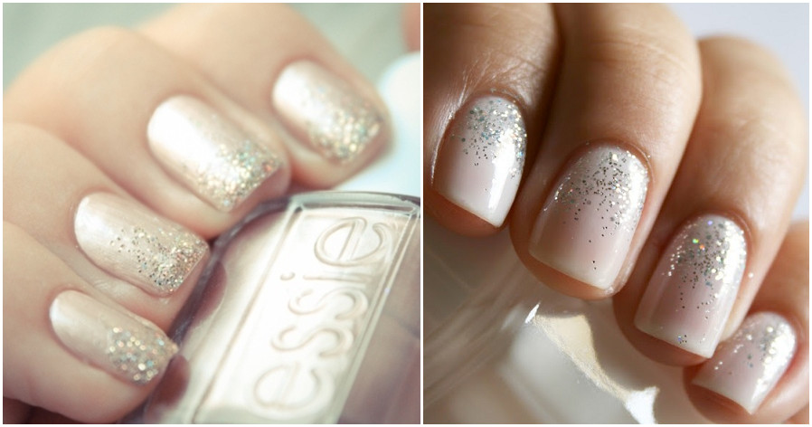 Glitter Wedding Nails
 My Fancy Bride Blog 5 Wedding Nails Loved by People