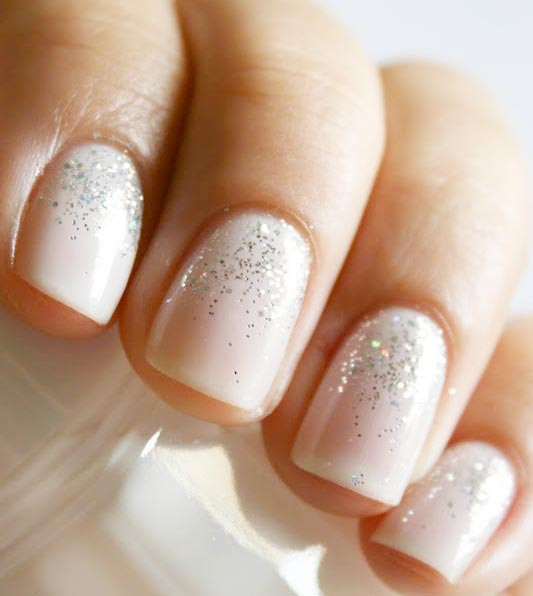 Glitter Wedding Nails
 bcgevents Beauty Sightings Fun Wedding Manicures