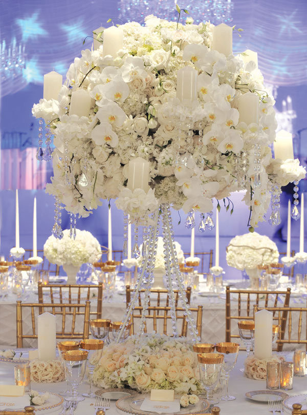 Gold And White Wedding Decor
 White Wedding Décor Ideas BridalGuide