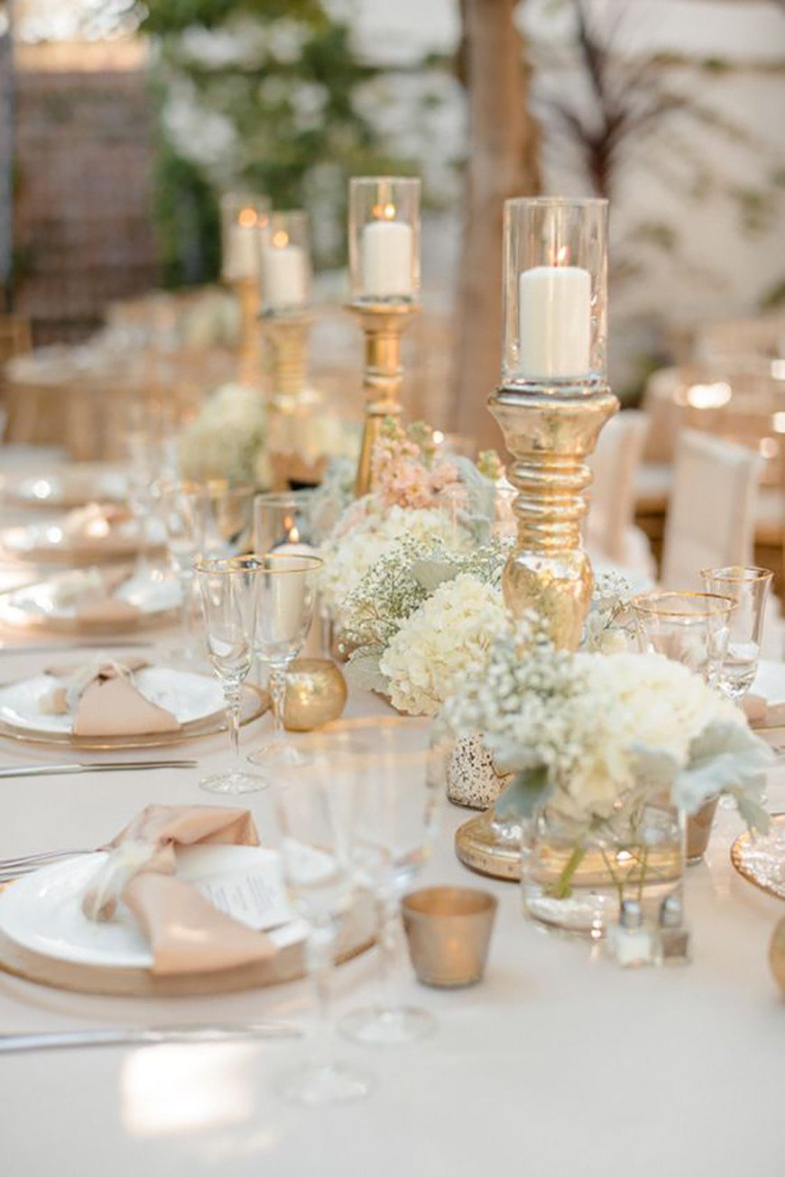 Gold And White Wedding Decor
 Gold Wedding Decorations Wedding Ideas By Colour