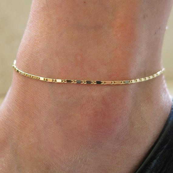 Gold Anklet Bracelet
 delicate anklet gold chain anklet leg bracelet anklet by
