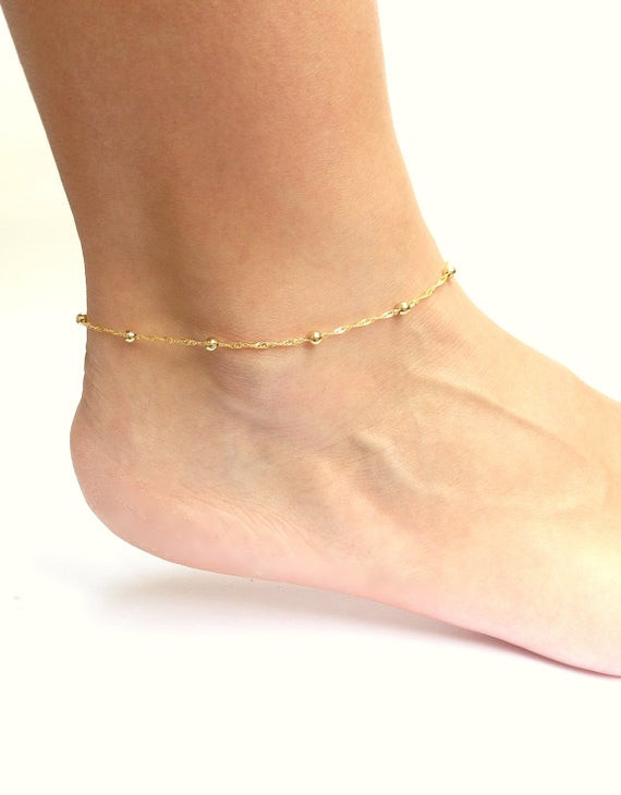 Gold Anklet Bracelet
 Gold Ankle Bracelet Anklets for Women Gold Chain Anklet