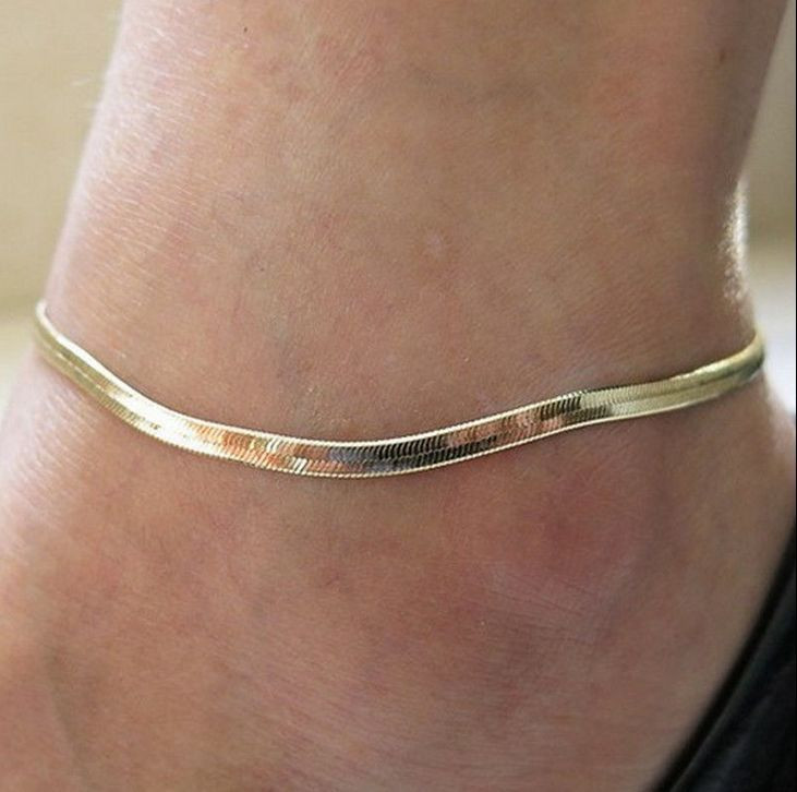 Gold Anklet Bracelet
 Women Girls Silver Gold Ankle Bracelet Anklet Foot Jewelry