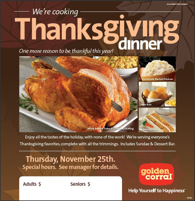 Golden Corral Thanksgiving Menu golden corral menu thanksgiving day