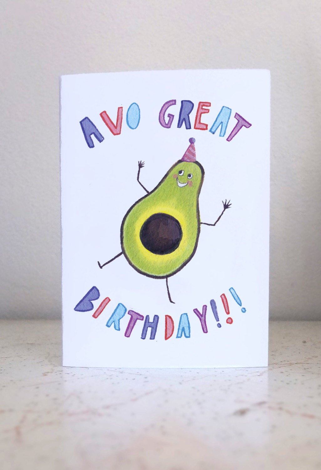 Good Birthday Cards
 Avo Great Birthday Cute Avocado Lovers Birthday Card