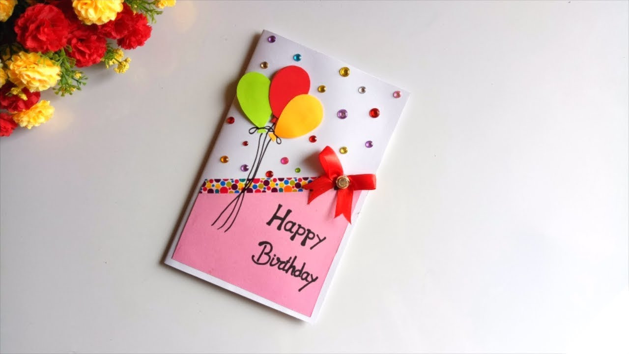 Good Birthday Cards
 Beautiful Handmade Birthday Card idea DIY GREETING cards