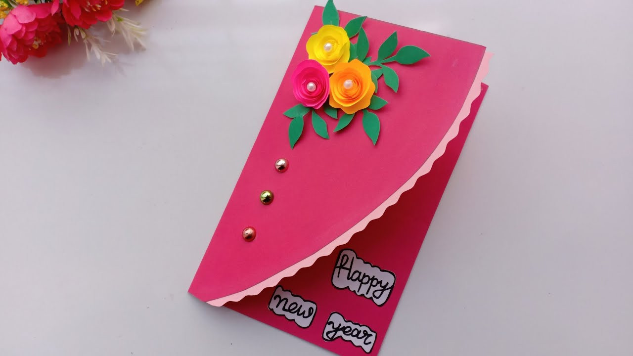 Good Birthday Cards
 Beautiful Handmade Happy New Year 2019 Card Idea DIY