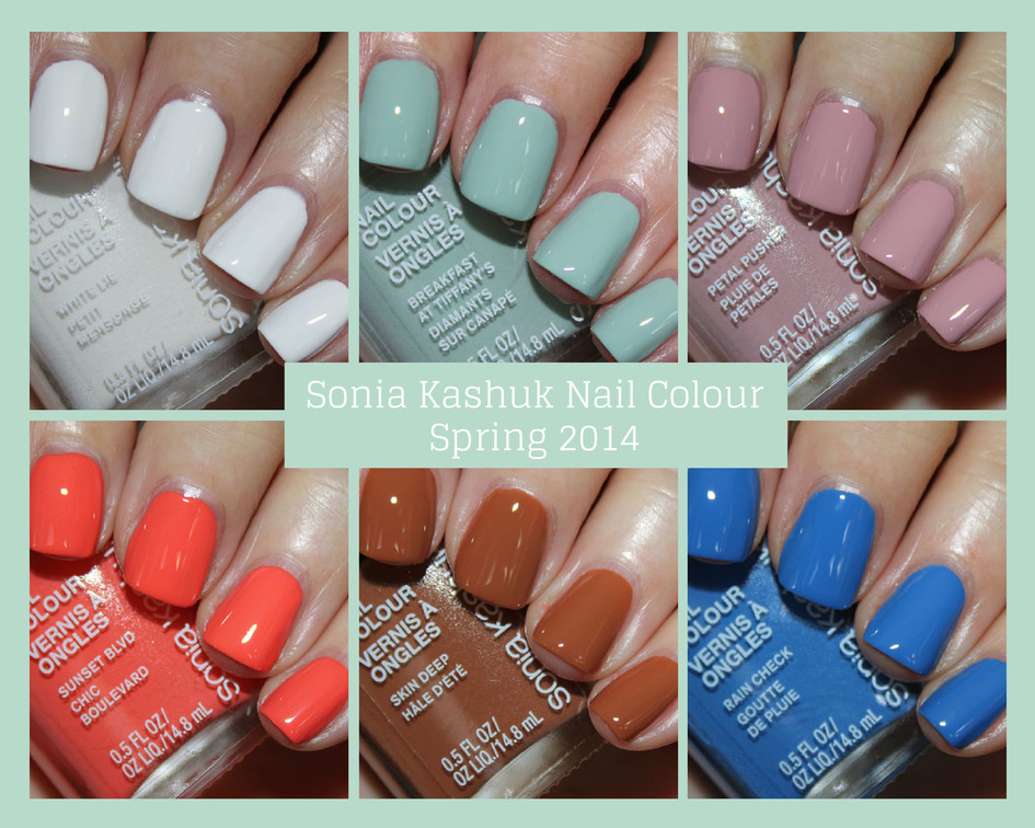 Good Spring Nail Colors
 Sonia Kashuk Nail Colours for Spring 2014