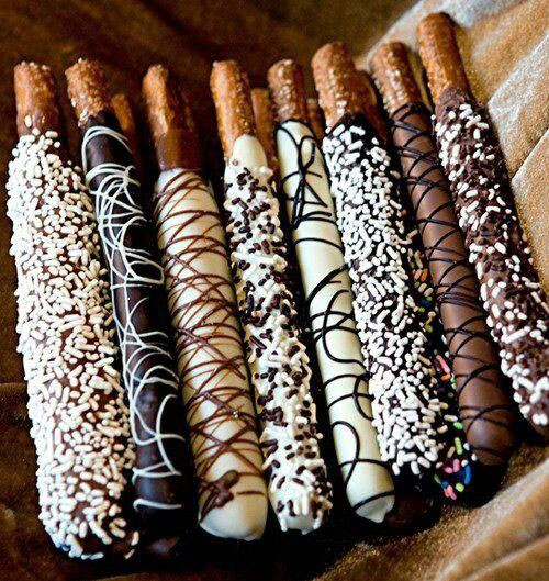 Gourmet Chocolate Covered Pretzels Recipe
 Are You Ready For Some Foodball Recipes Katherines Corner