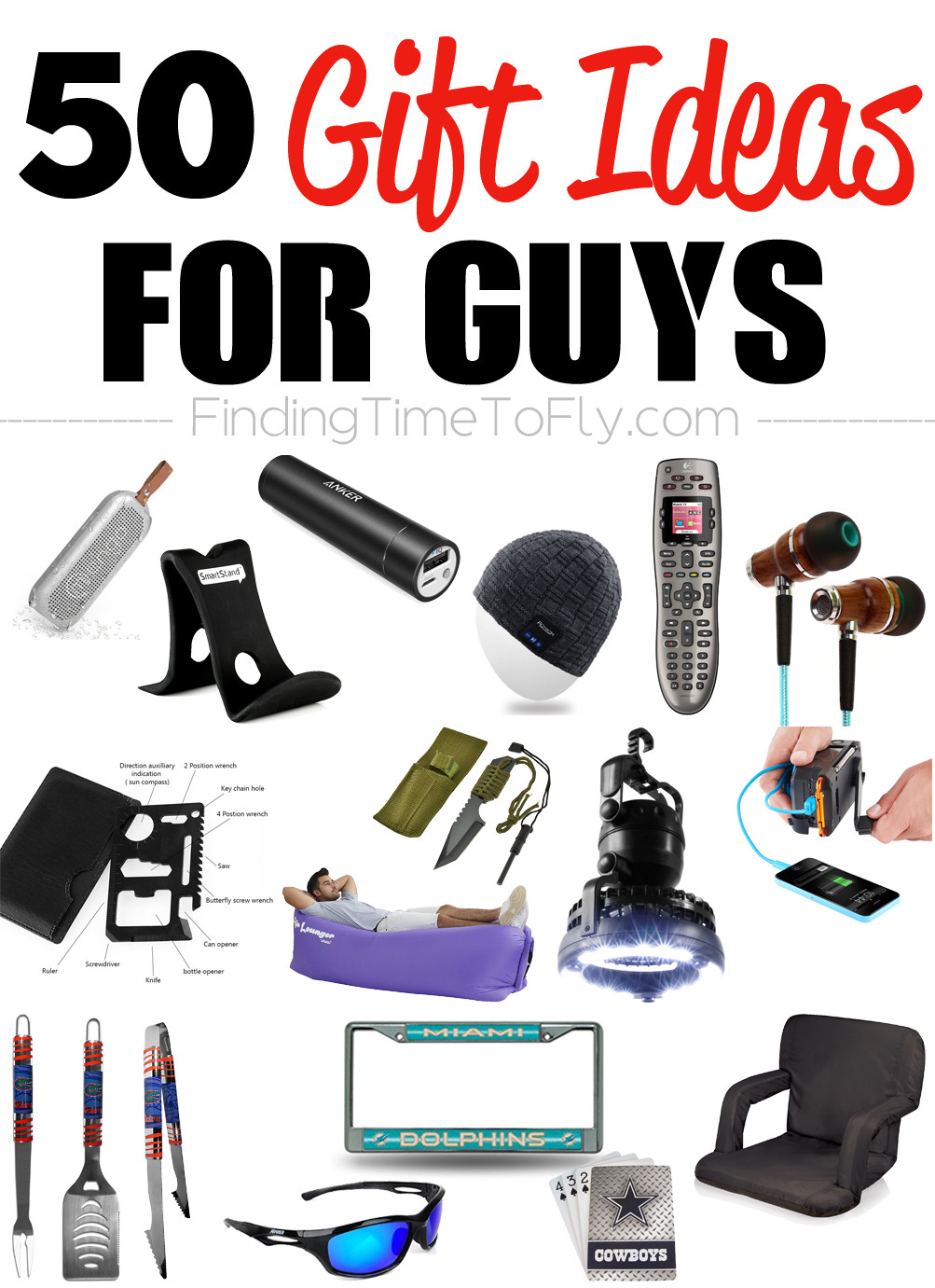 Graduation Gift Ideas For Men
 50 Gifts for Guys for Every Occasion Finding Time To Fly