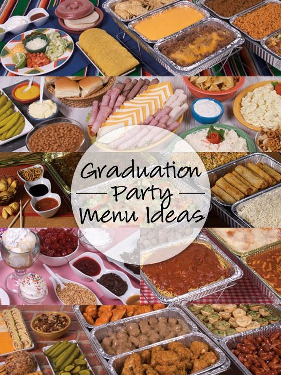 Graduation Party Food Menu Ideas
 Graduation parties Parties and Graduation on Pinterest