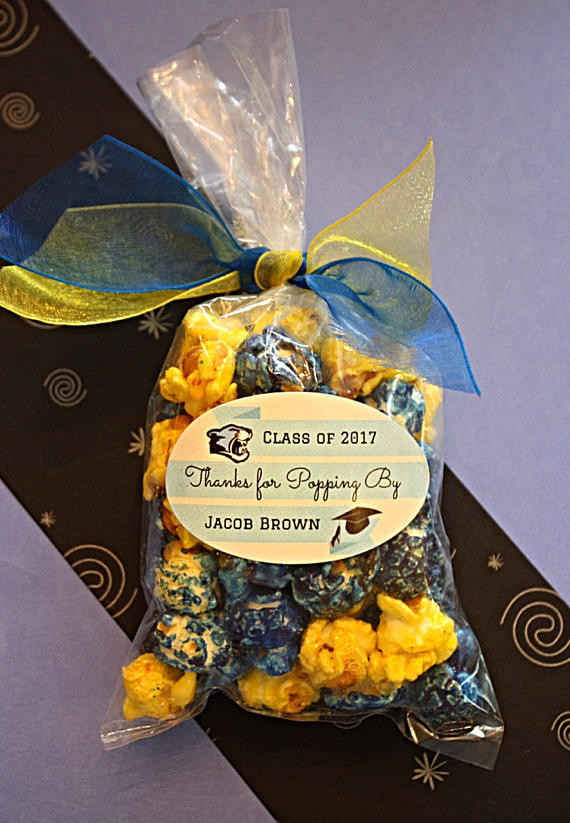 Graduation Party Giveaway Ideas
 18 Class Color Popcorn Personalized Graduation Party