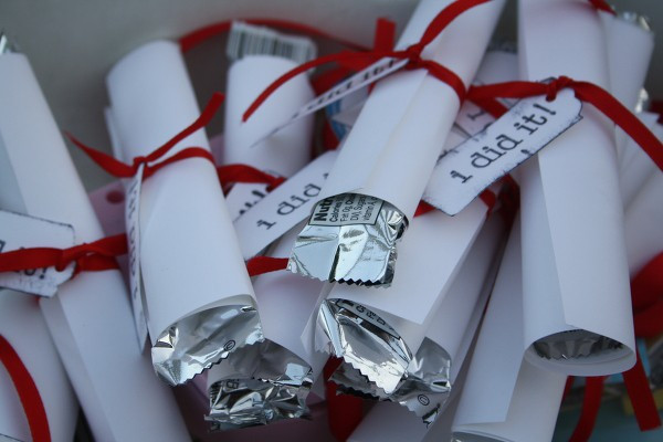 Graduation Party Giveaway Ideas
 Graduation diploma favors B Lovely Events