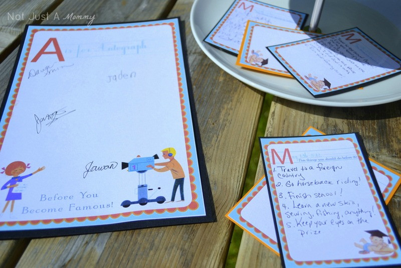Graduation Party Giveaway Ideas
 Real Party Fiesta Friday Vintage ABC Graduation Shoot