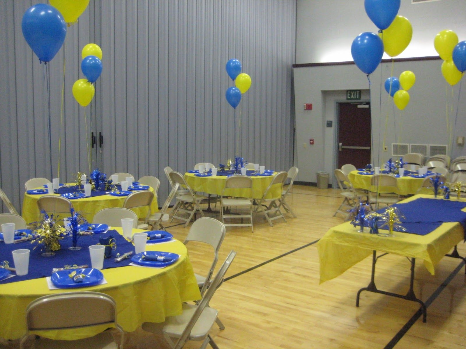 Graduation Party Ideas Blue And Gold
 The Foulk Fam Cub Scout Blue and Gold Banquet